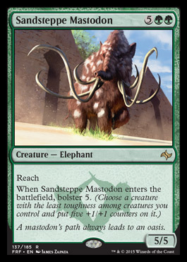 Sandsteppe Mastodon