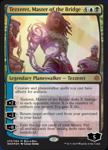 Tezzeret, Master of the Bridge - Foil Buy-a-Box Promo